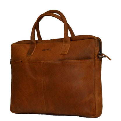 DSTRCT Limited Laptoptas 17'' cognac