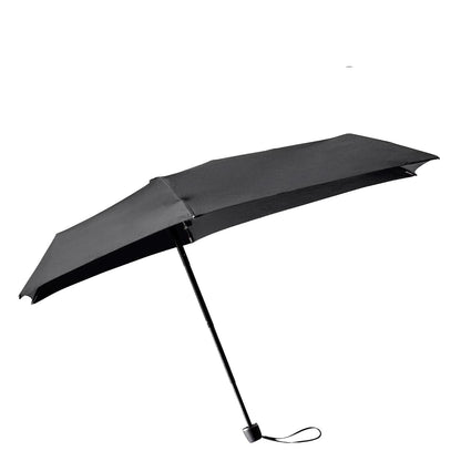 Senz Micro Manual Opvouwbare Stormparaplu pure black