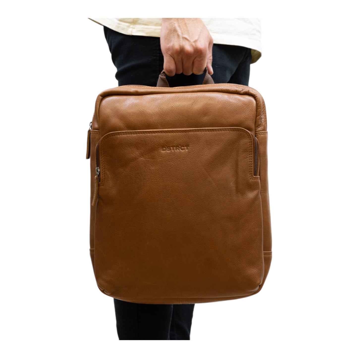 DSTRCT State Street Laptop Backpack 15.6" cognac