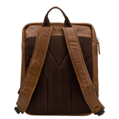 DSTRCT State Street Laptop Backpack 15.6" cognac