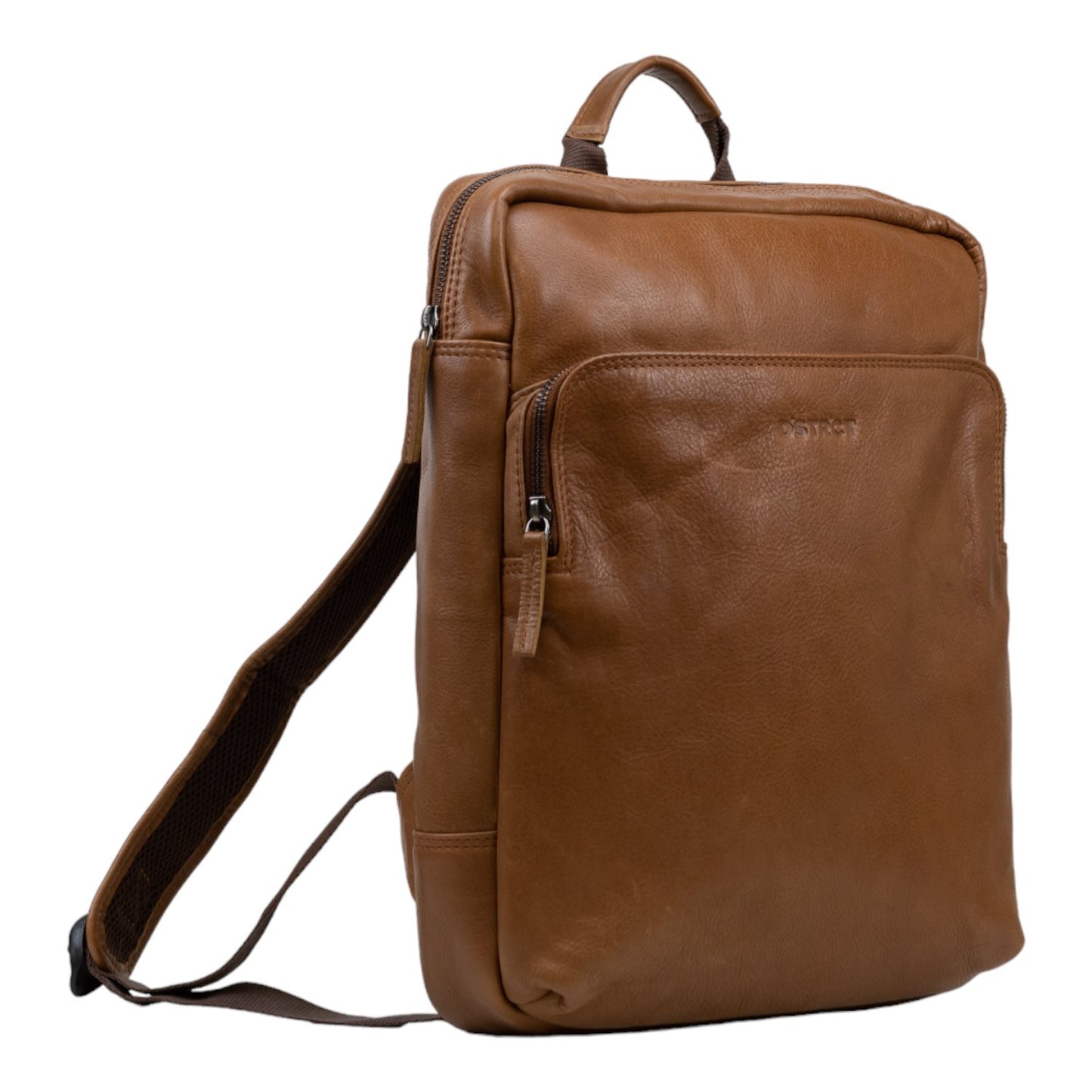 DSTRCT State Street Laptop Backpack 15.6" cognac