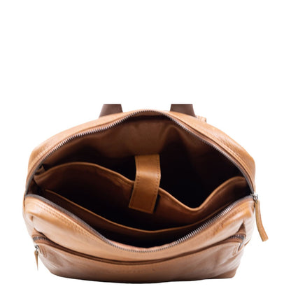 DSTRCT State Street Laptop Backpack 15.6" cognac