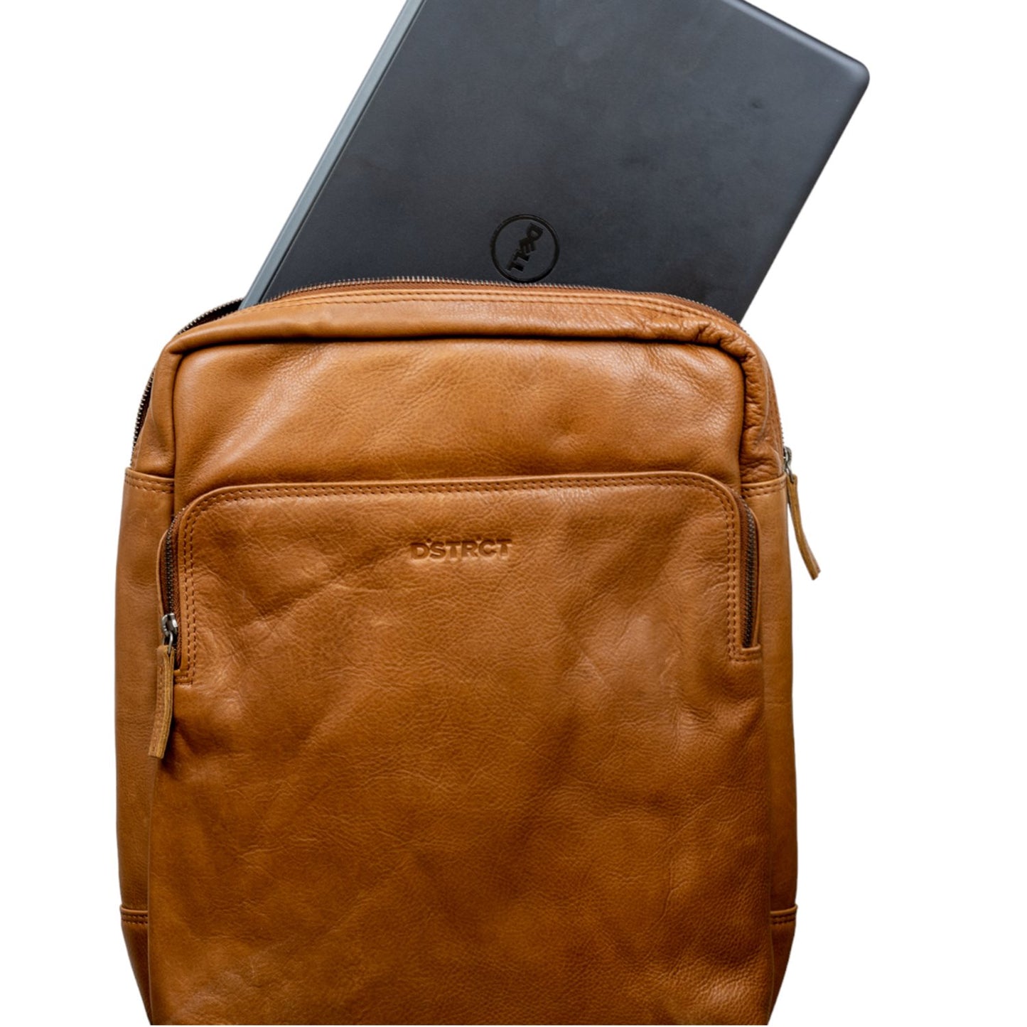 DSTRCT State Street Laptop Backpack 15.6" cognac