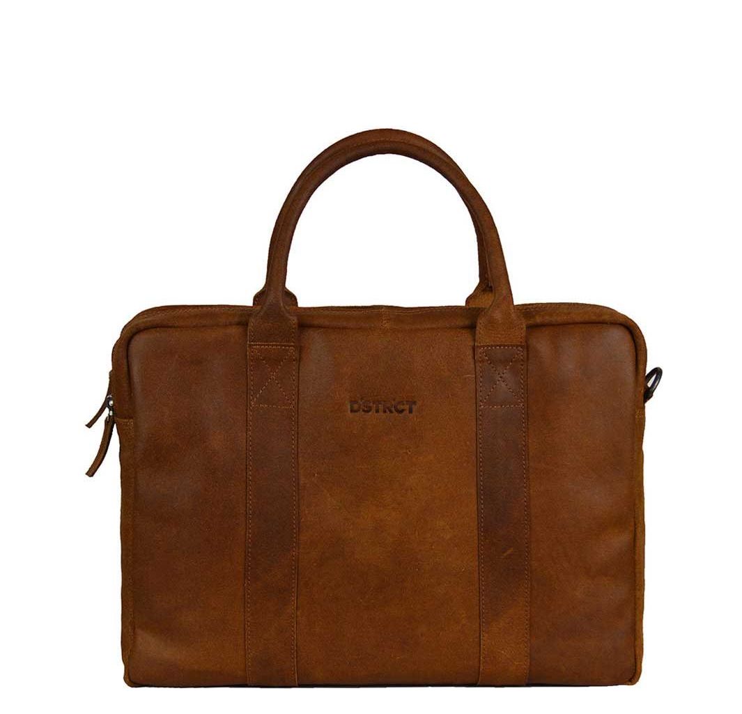 DSTRCT Main Street Workingbag 15.6'' cognac