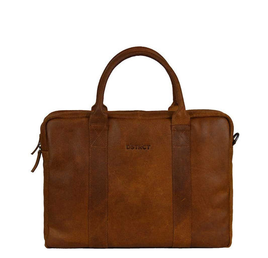 DSTRCT Main Street Workingbag 15.6'' cognac