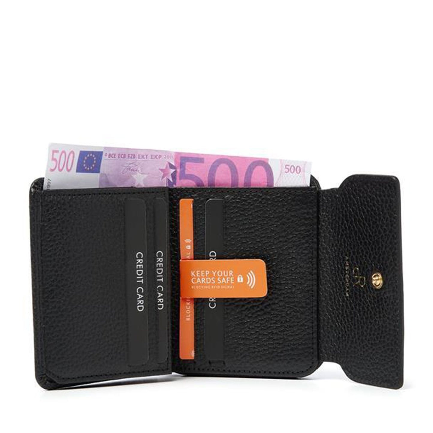 dR Amsterdam Mint Ladies Wallet 110179 black