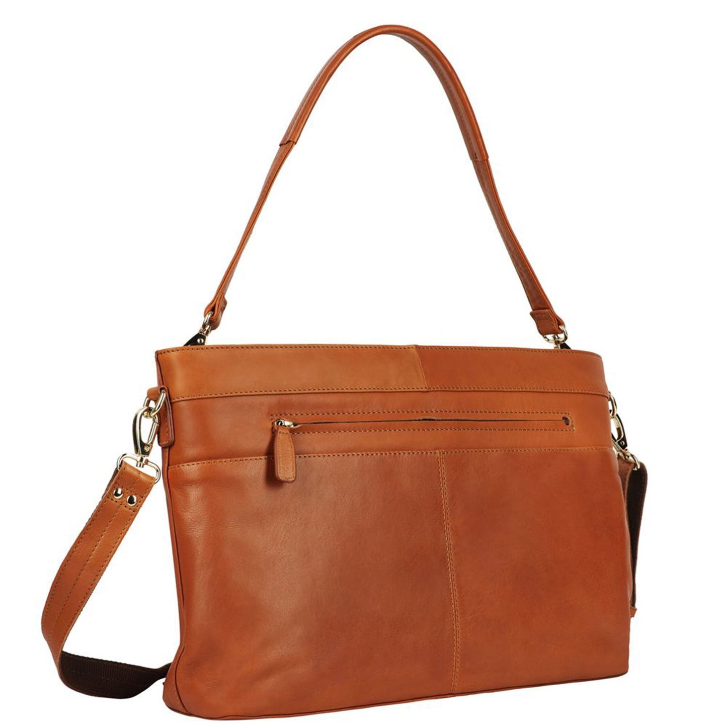 Plevier Millau Dames Laptoptas 15.6" cognac