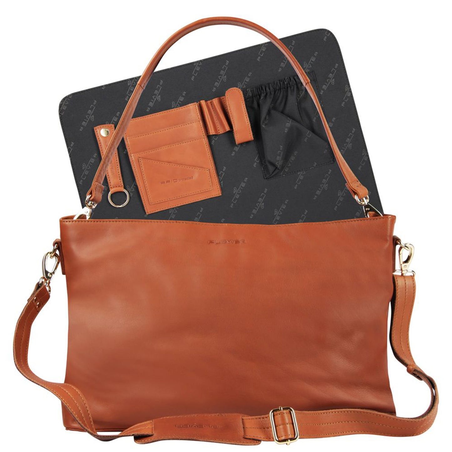 Plevier Millau Dames Laptoptas 15.6" cognac