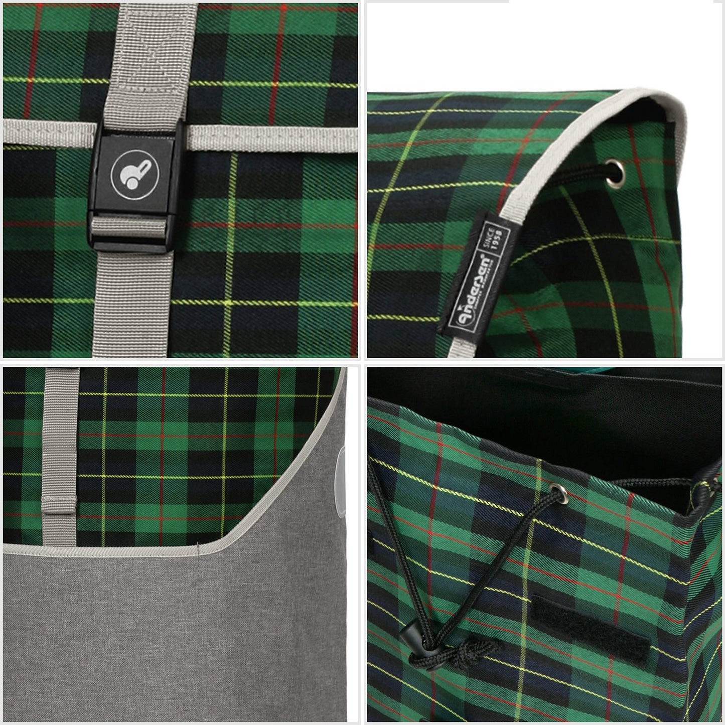 Andersen Quattro Shopper Gese green