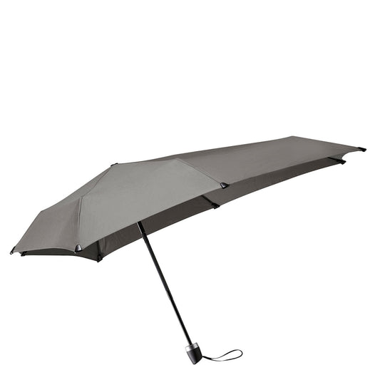 Senz Manual Opvouwbare Stormparaplu silk grey