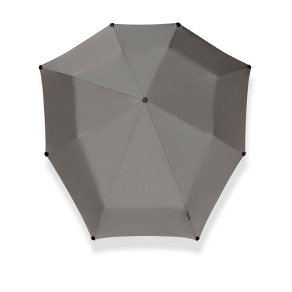 Senz Manual Opvouwbare Stormparaplu silk grey
