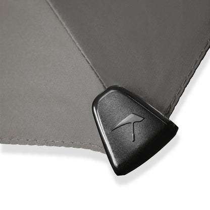 Senz Manual Opvouwbare Stormparaplu silk grey