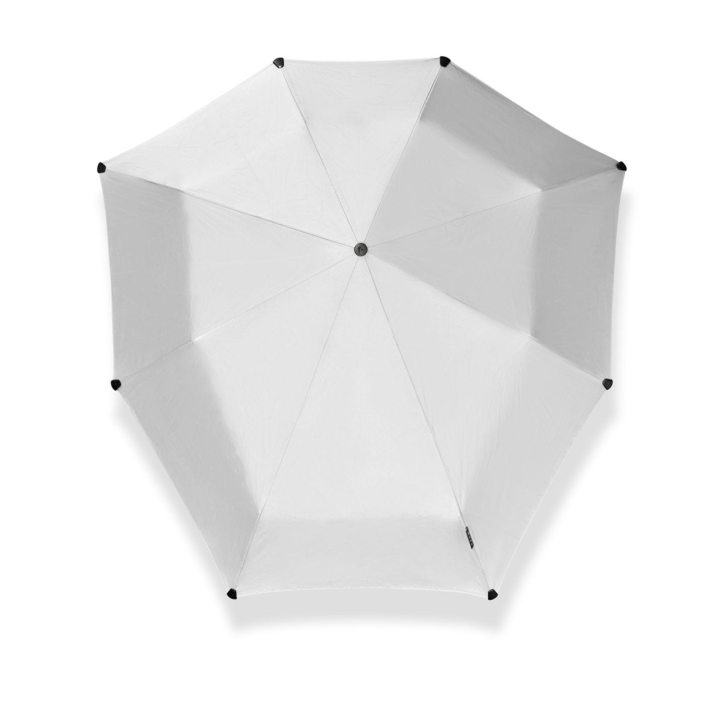 Senz Manual Opvouwbare Stormparaplu shiny silver