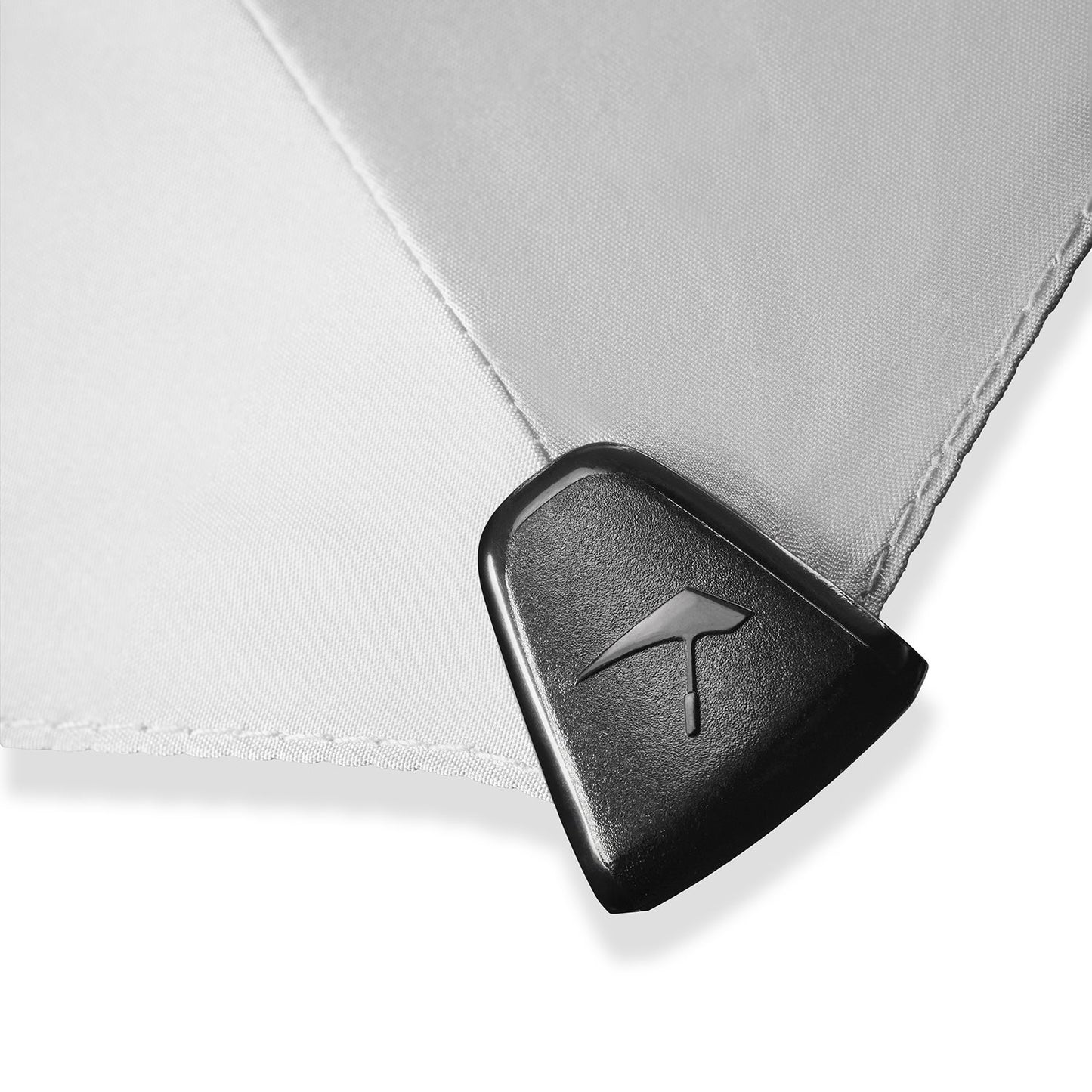 Senz Manual Opvouwbare Stormparaplu shiny silver