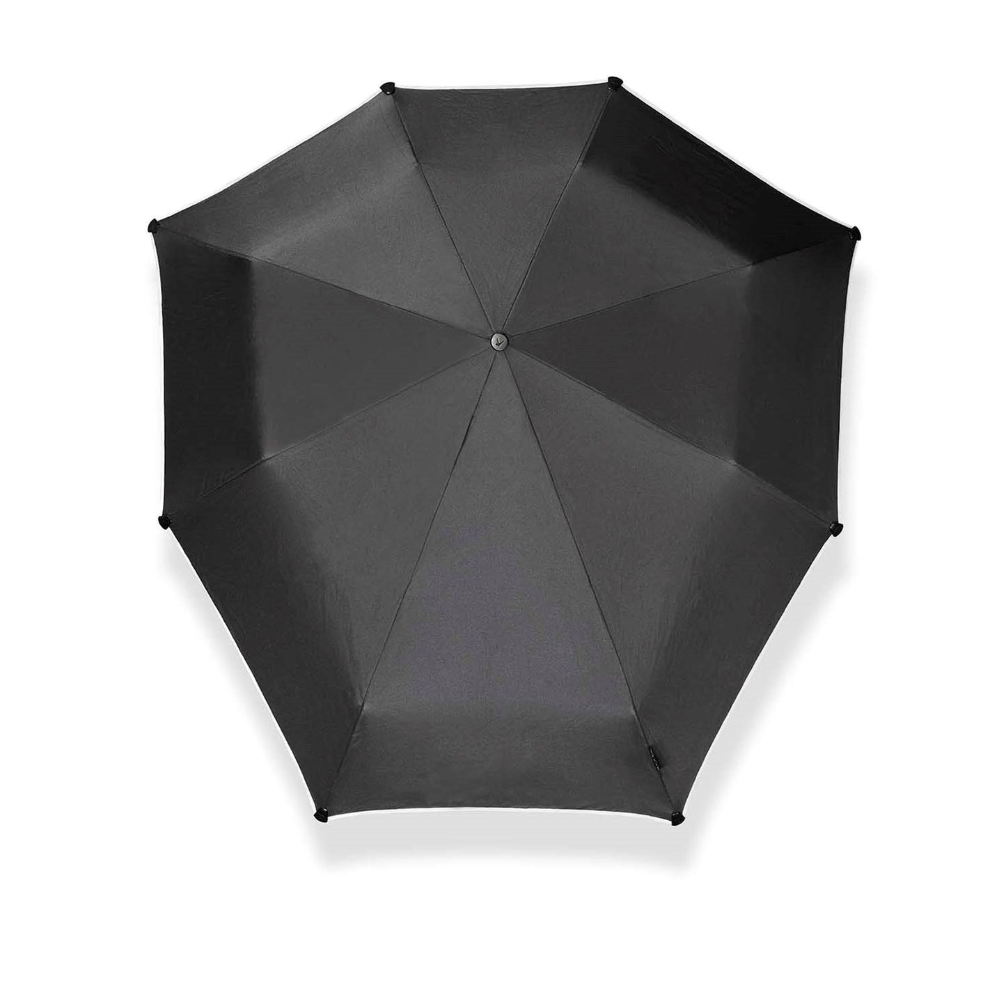 Senz Automatic Opvouwbare Stormparaplu black reflective