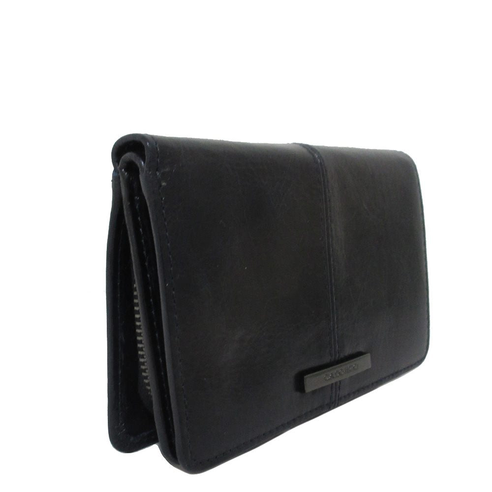 Claudio Ferrici Pelle Vecchia Wallet navy