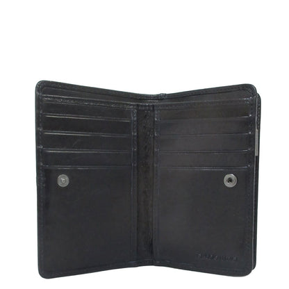 Claudio Ferrici Pelle Vecchia Wallet navy