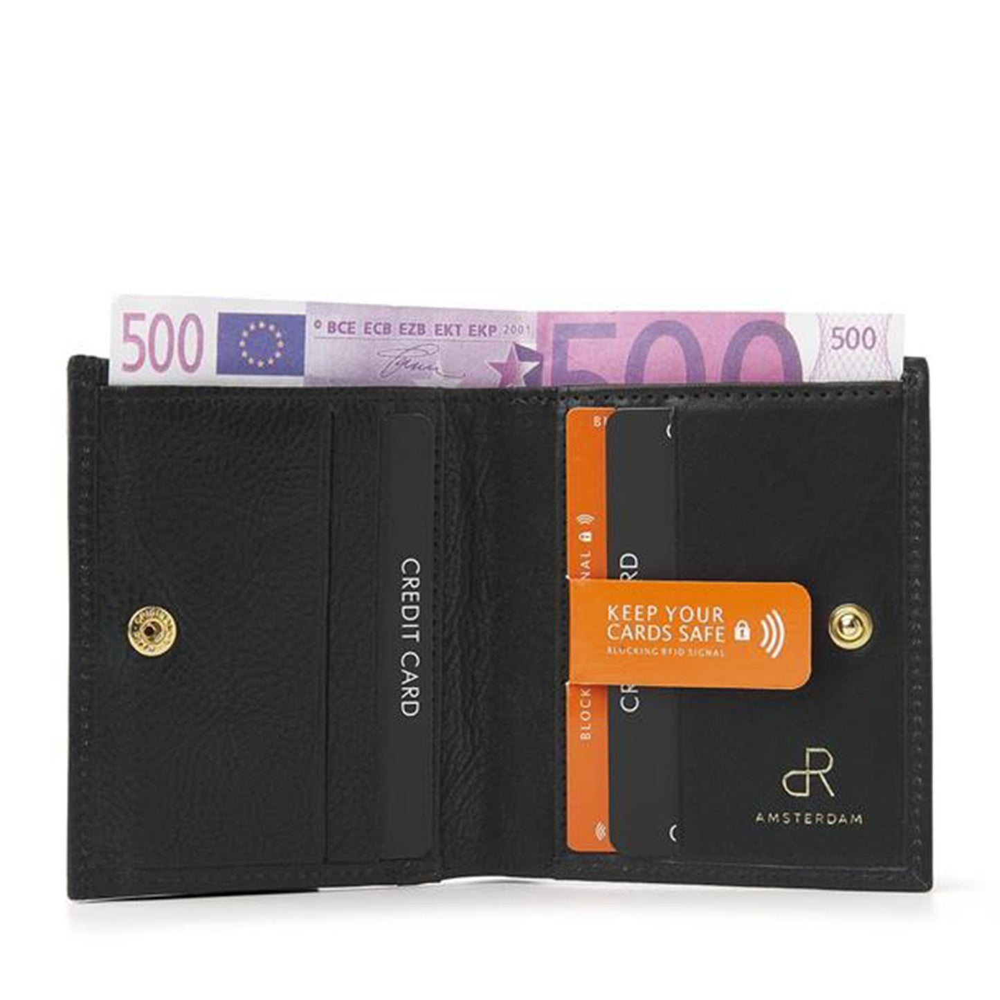 dR Amsterdam Milan Billfold 28535 black