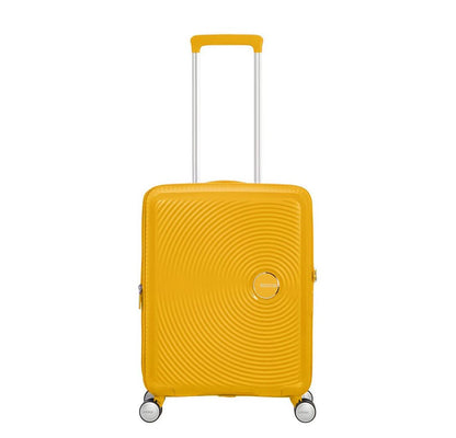 American Tourister Soundbox Spinner 55 Expandable golden yellow