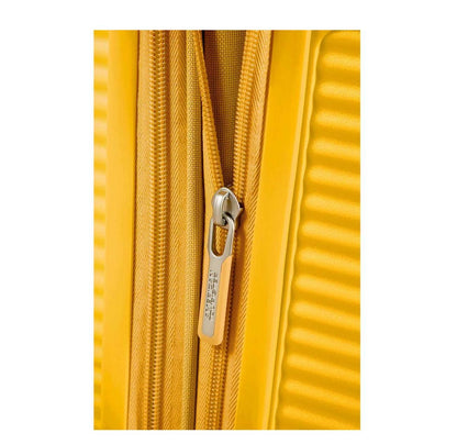 American Tourister Soundbox Spinner 55 Expandable golden yellow