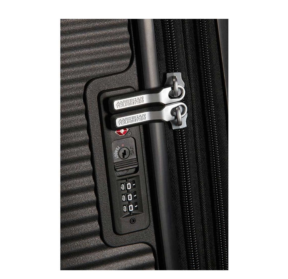 American Tourister Soundbox Spinner 55 Expandable bass black