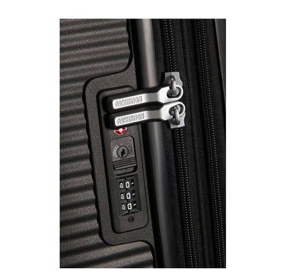 American Tourister Soundbox Spinner 55 Expandable bass black