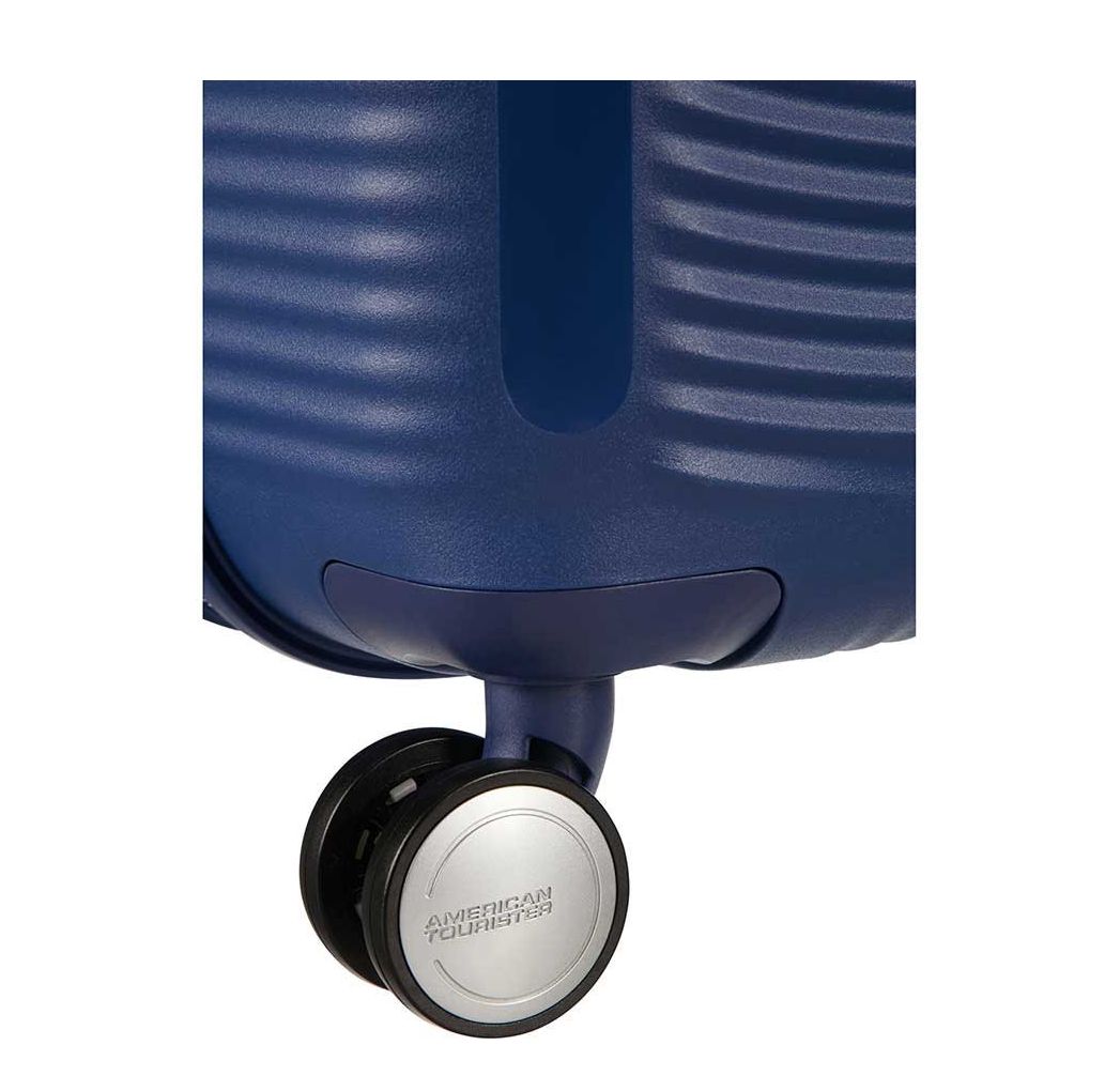 American Tourister Soundbox Spinner 55 Expandable midnight navy