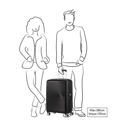 American Tourister Soundbox Spinner 67 Expandable midnight navy
