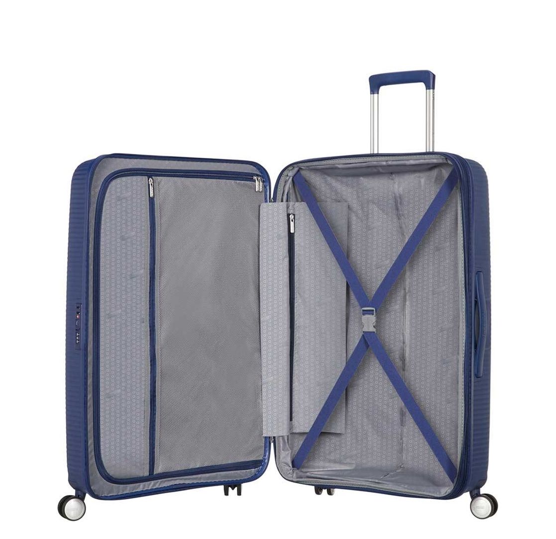 American Tourister Soundbox Spinner 67 Expandable midnight navy