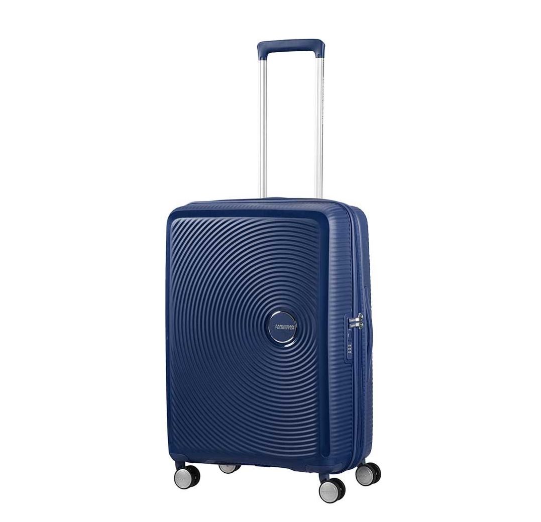 American Tourister Soundbox Spinner 67 Expandable midnight navy