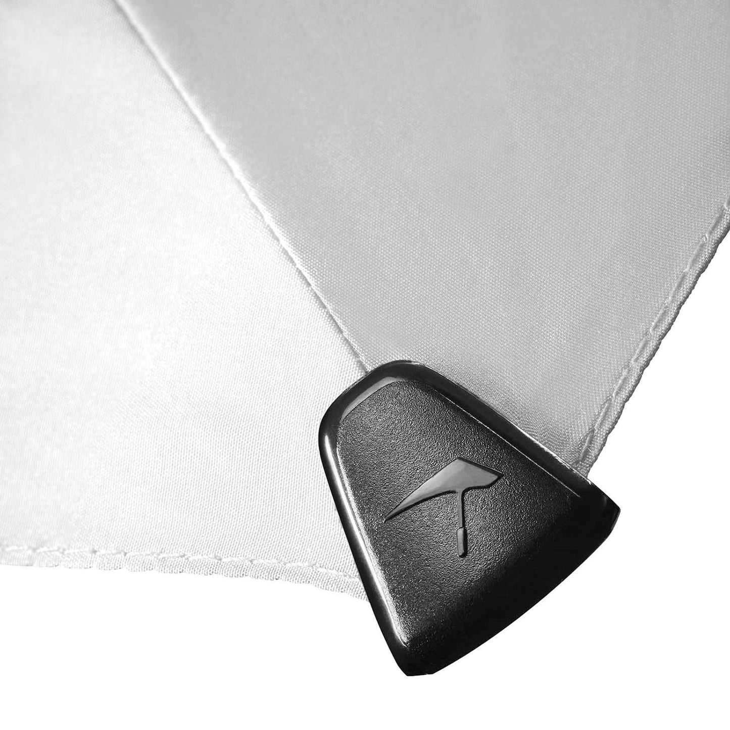 Senz Original Stick Stormparaplu shiny silver