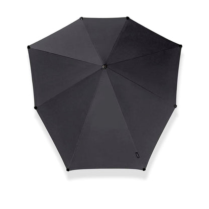 Senz Large Stick Stormparaplu pure black