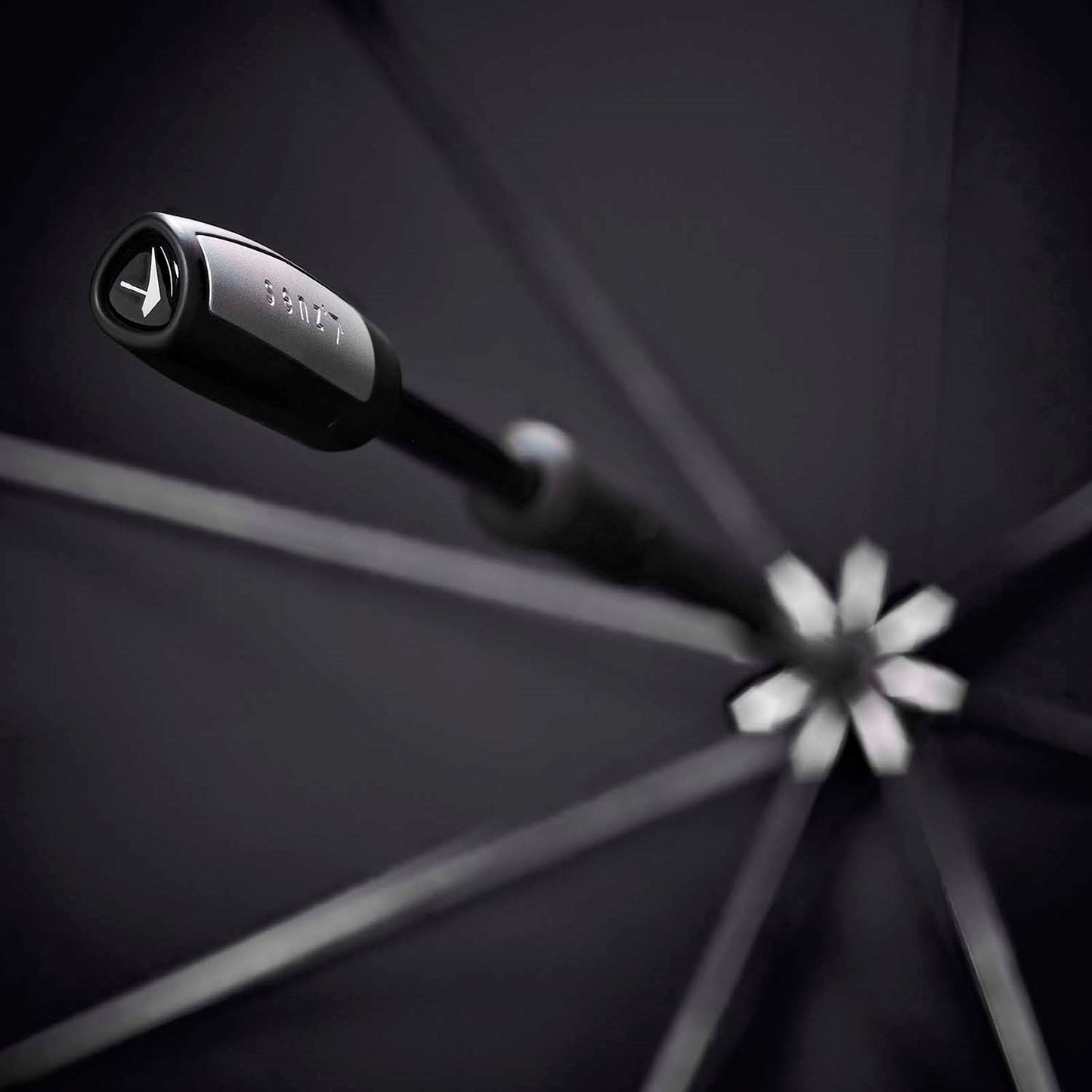 Senz XXL Stick Stormparaplu pure black