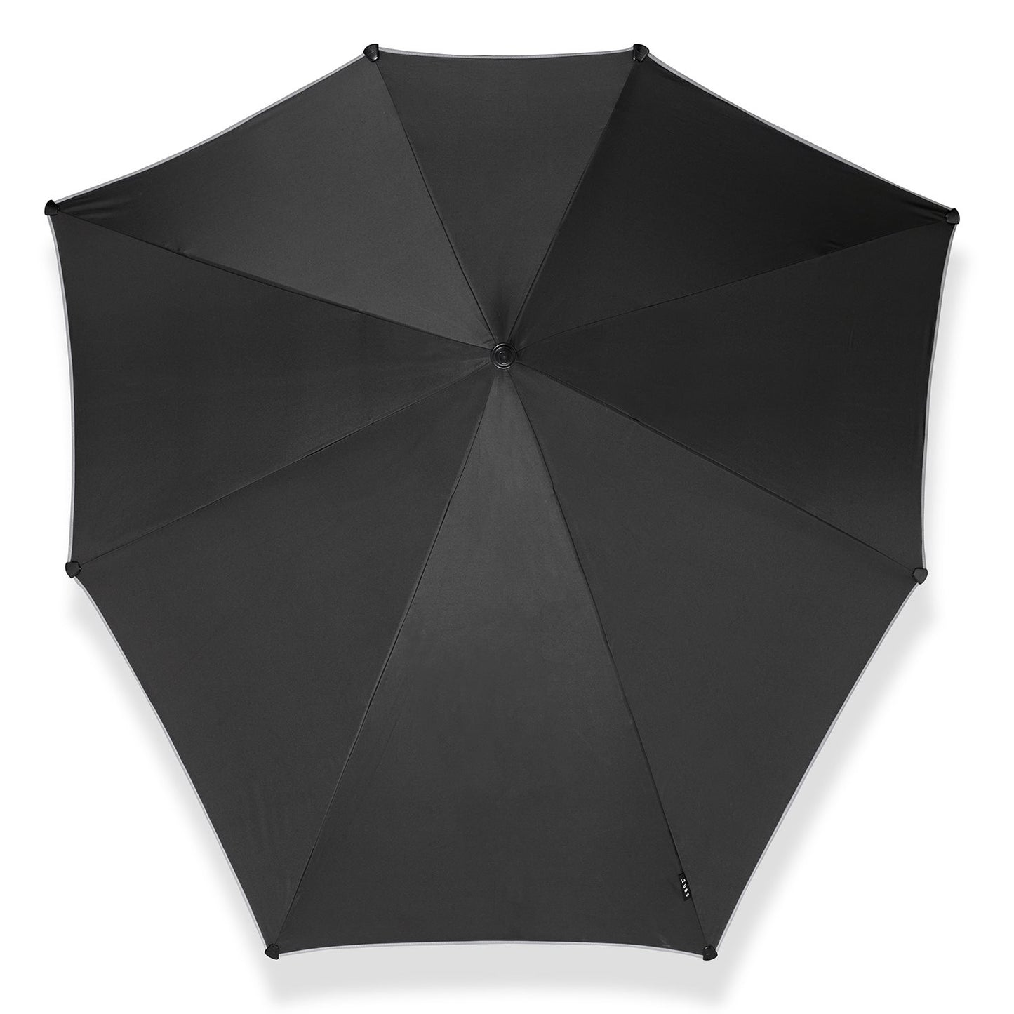 Senz XXL Stick Stormparaplu black reflective