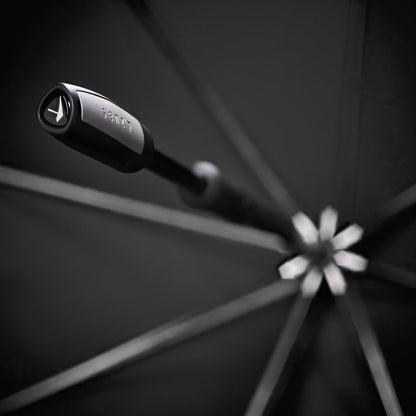 Senz XXL Stick Stormparaplu black reflective