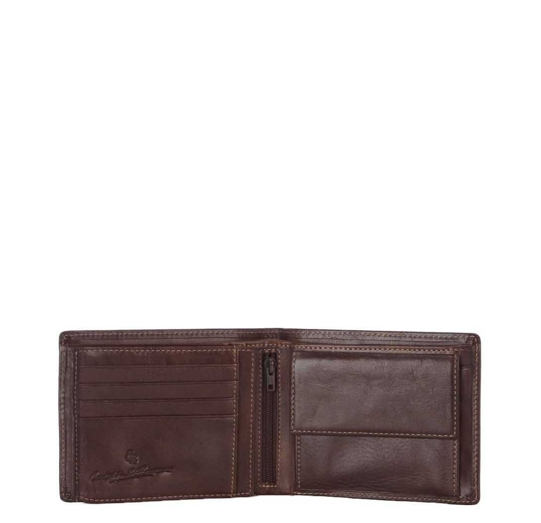 Castelijn & Beerens Gaucho Billfold met Binnenrits mocca