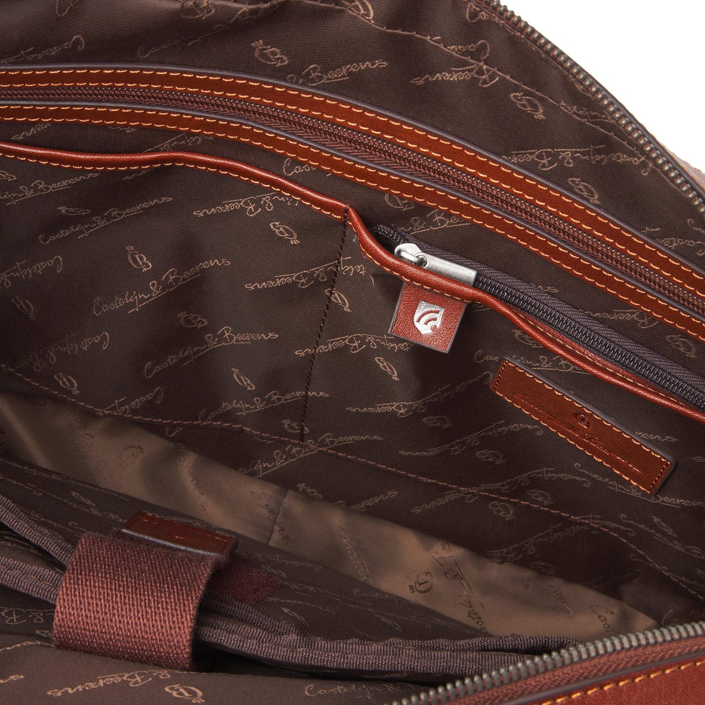 Castelijn & Beerens Gaucho Ted Laptop Bag 15.6'' cognac