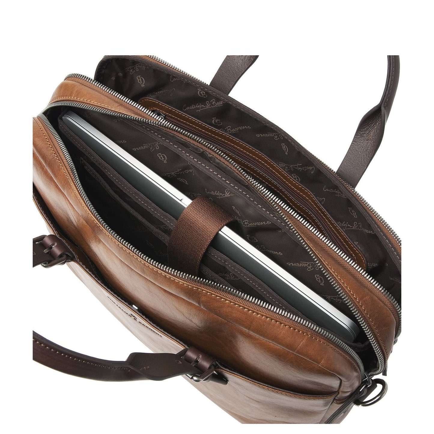 Castelijn & Beerens Rien Laptoptas 15.6'' RFID natural