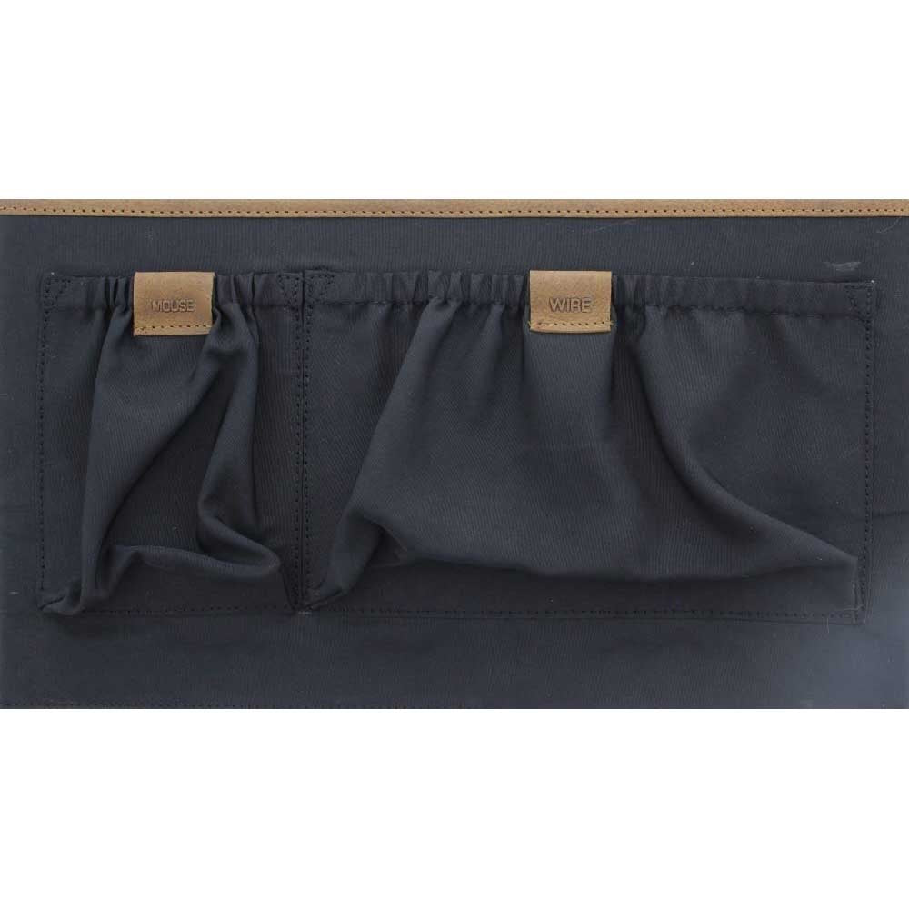 Plevier Retro Zeppelin Laptop Bag 3 compartments 17.3" brown