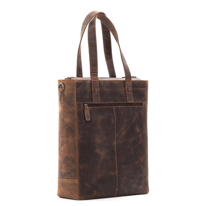Plevier Retro Jackson Shopper 15.6" bruin