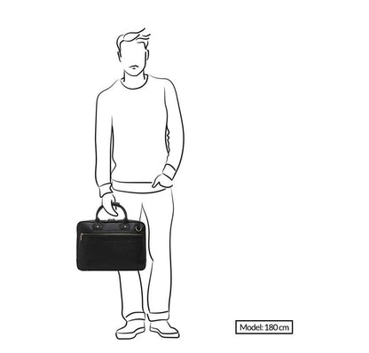 Castelijn & Beerens Firenze Business Laptopbag 15.6" mocca