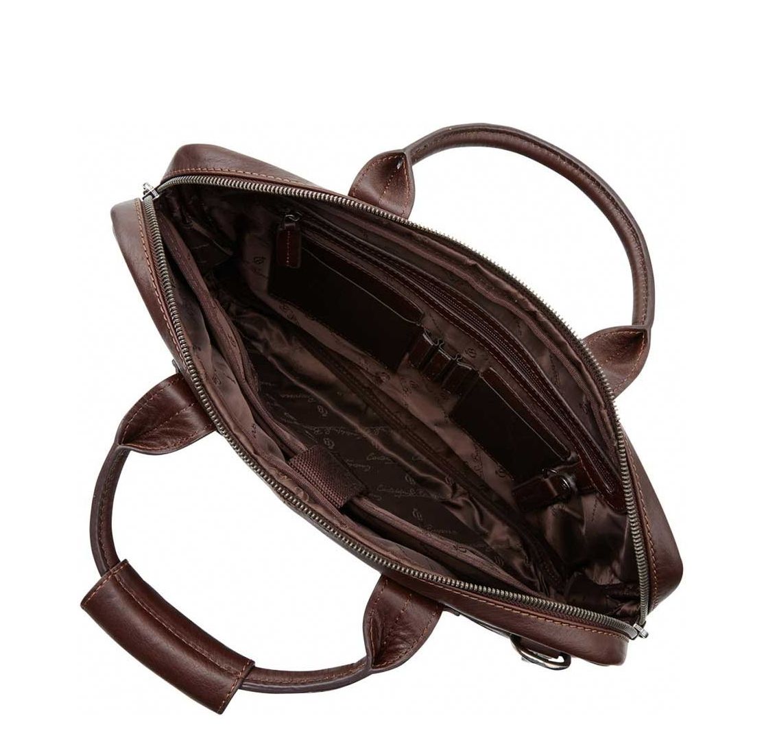 Castelijn & Beerens Firenze Business Laptopbag 15.6" mocca