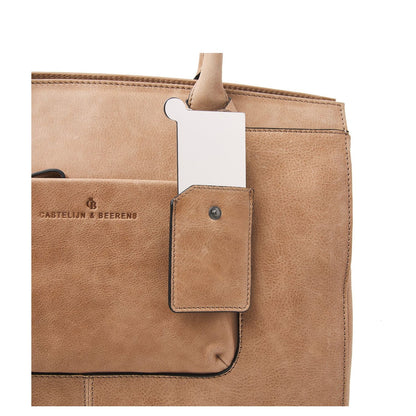 Castelijn & Beerens Carisma Laptoptas 15.6" + Tablet RFID beige