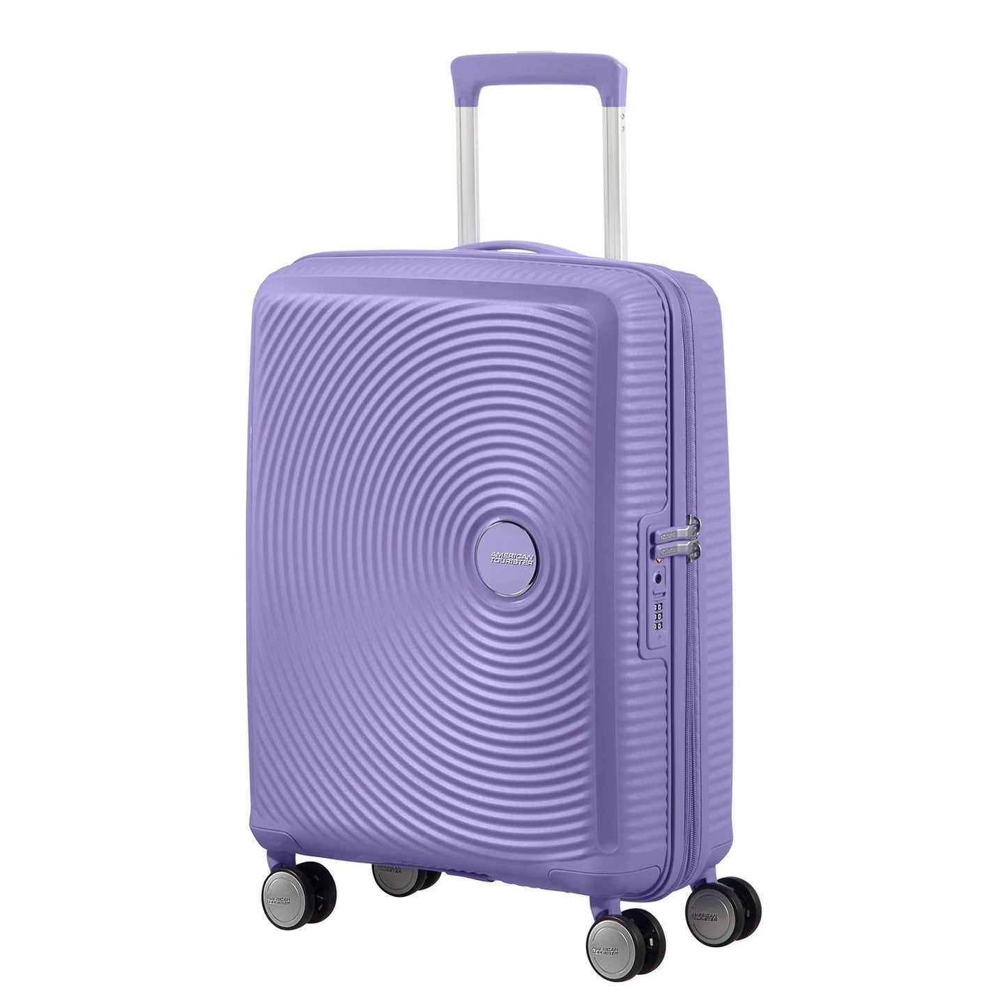 American Tourister Soundbox Spinner 55 Expandable lavender