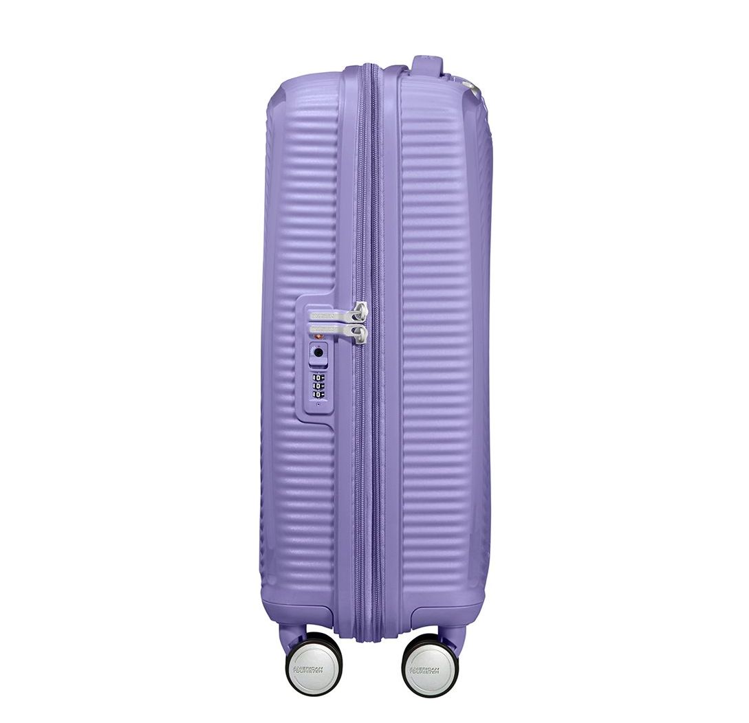 American Tourister Soundbox Spinner 55 Expandable lavender