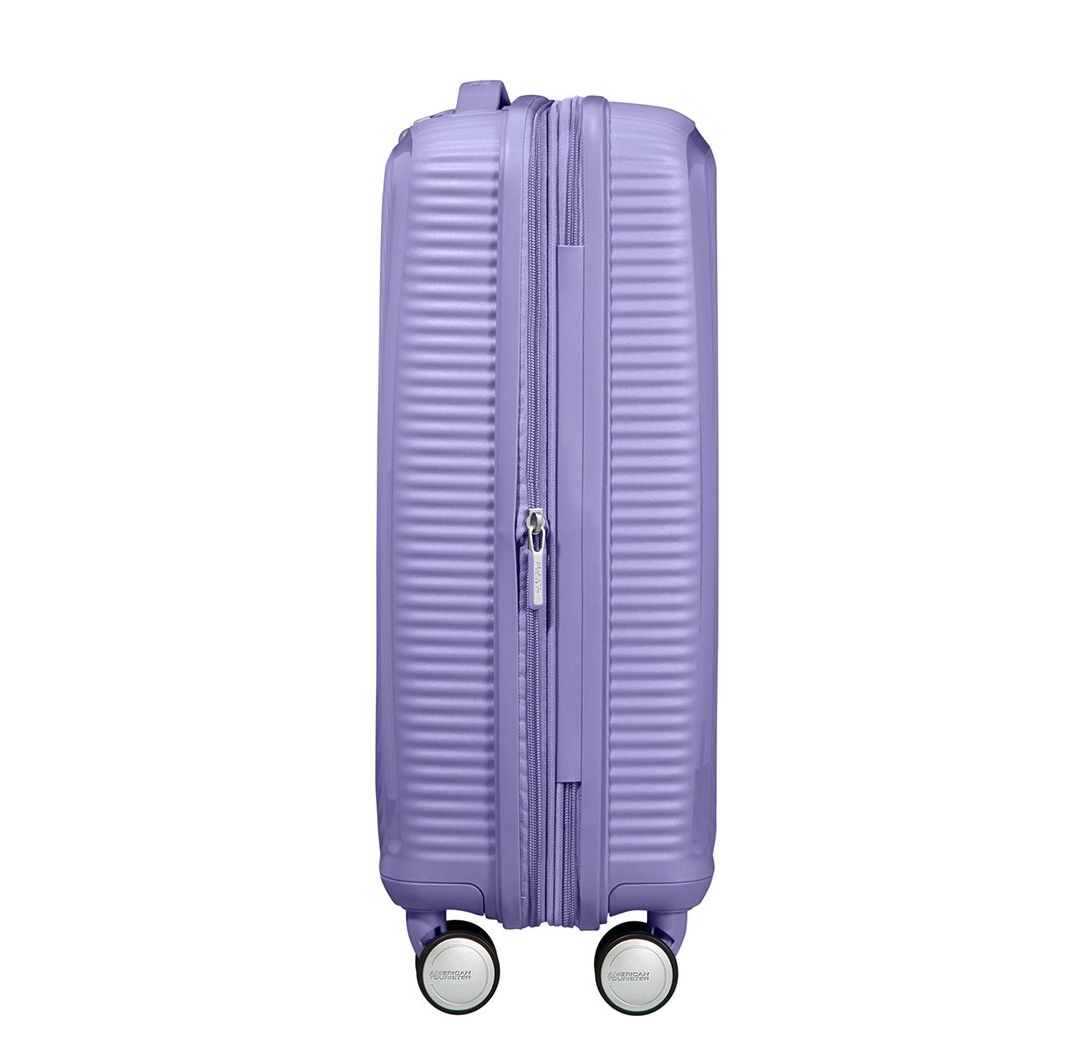 American Tourister Soundbox Spinner 55 Expandable lavender