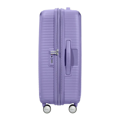 American Tourister Soundbox Spinner 77 Expandable lavender
