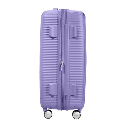 American Tourister Soundbox Spinner 77 Expandable lavender