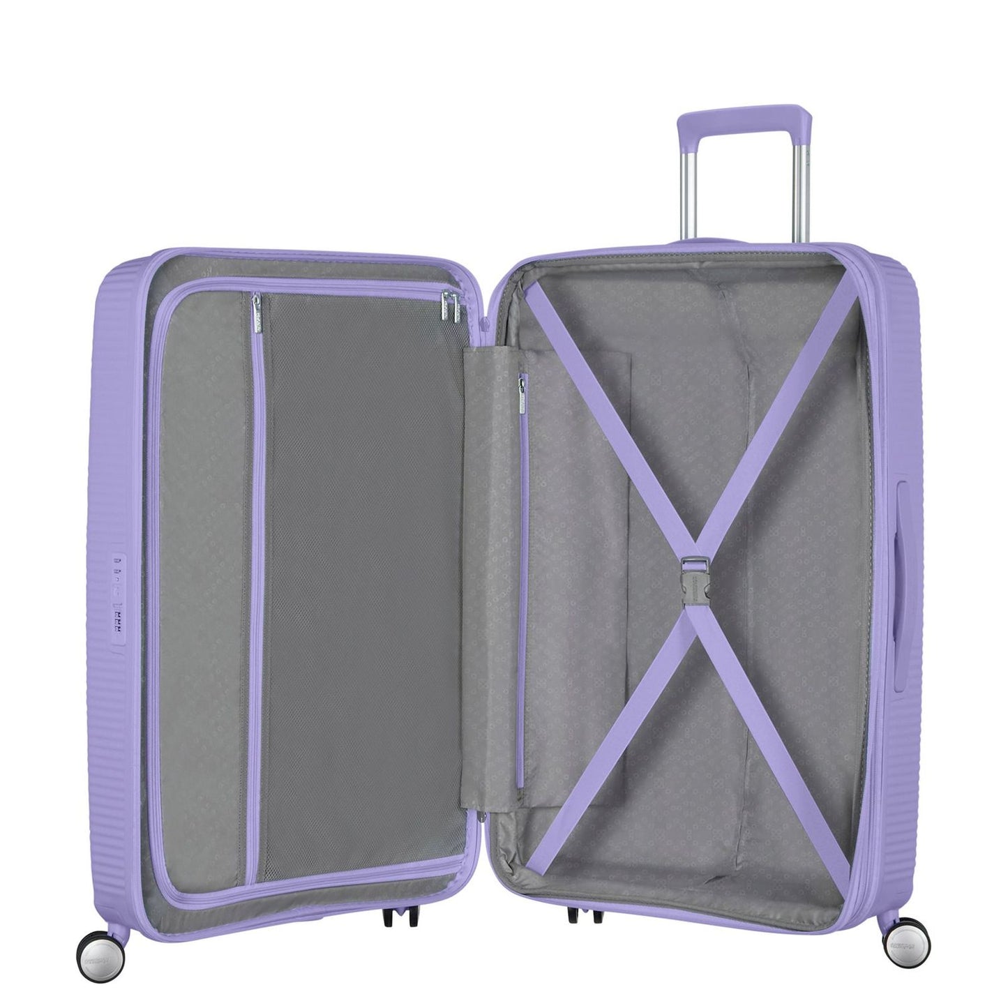American Tourister Soundbox Spinner 77 Expandable lavender