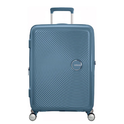 American Tourister Soundbox Spinner 77 Expandable stone blue